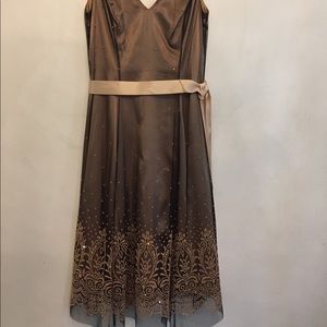Coco & gold sequence dress